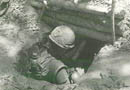 Jones, Cpt. Bennet, blowing bunker in Cambodia