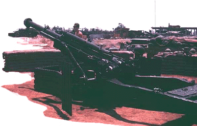 105 mm howitzer at FSB Keene
